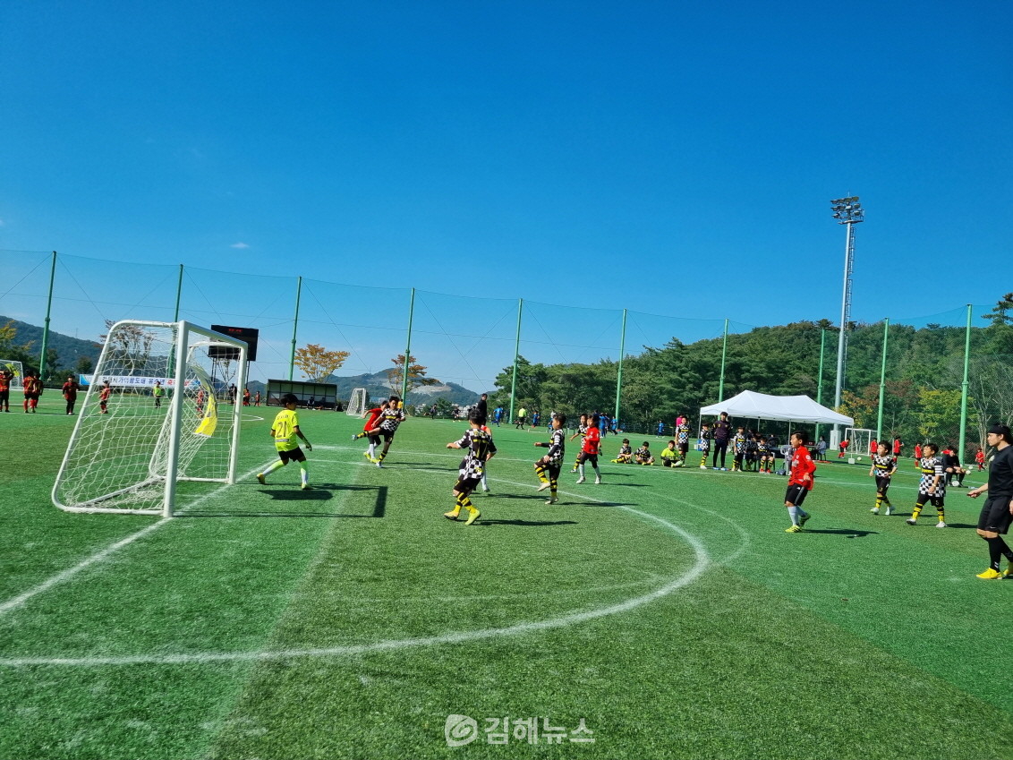 지난해 펼쳐진 가야왕도배 전국 유소년 축구대회. (사진=김해시)