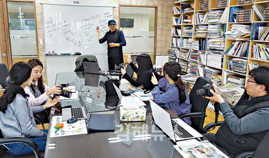취재사진 실무교육 진행